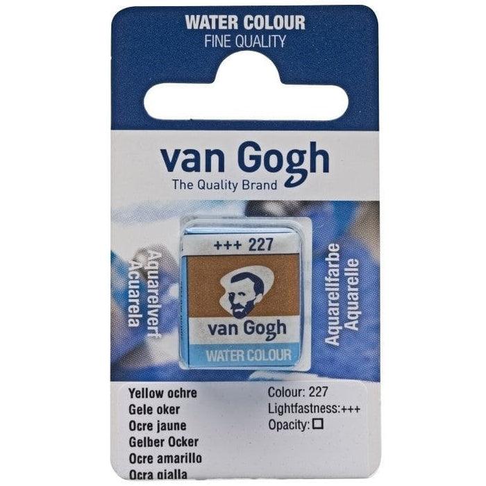 VAN GOGH WATERCOLOURS VAN GOGH WATERCOLOURS 227 - Yellow Ochre Van Gogh Watercolour Half Pans