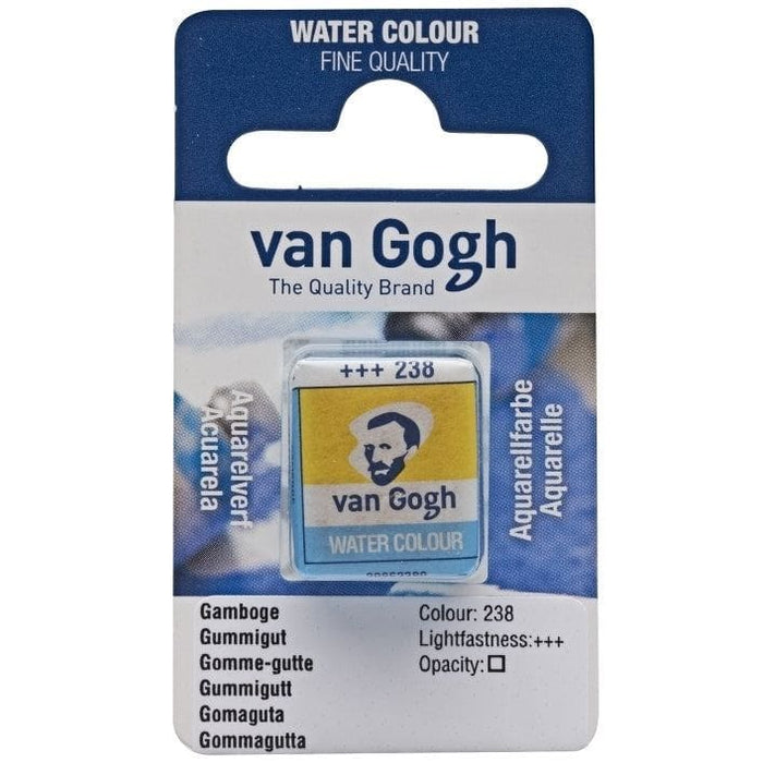 VAN GOGH WATERCOLOURS VAN GOGH WATERCOLOURS 238 - Gamboge Van Gogh Watercolour Half Pans