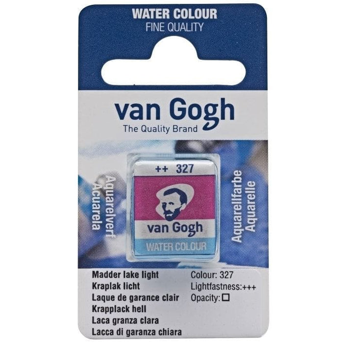 VAN GOGH WATERCOLOURS VAN GOGH WATERCOLOURS 327 - Madder Lake Light Van Gogh Watercolour Half Pans
