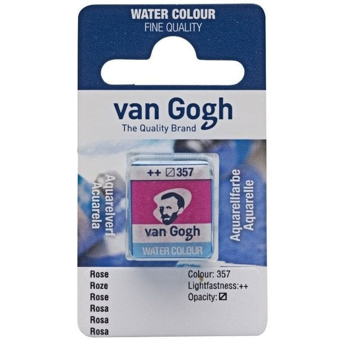 VAN GOGH WATERCOLOURS VAN GOGH WATERCOLOURS 357 - Rose Van Gogh Watercolour Half Pans
