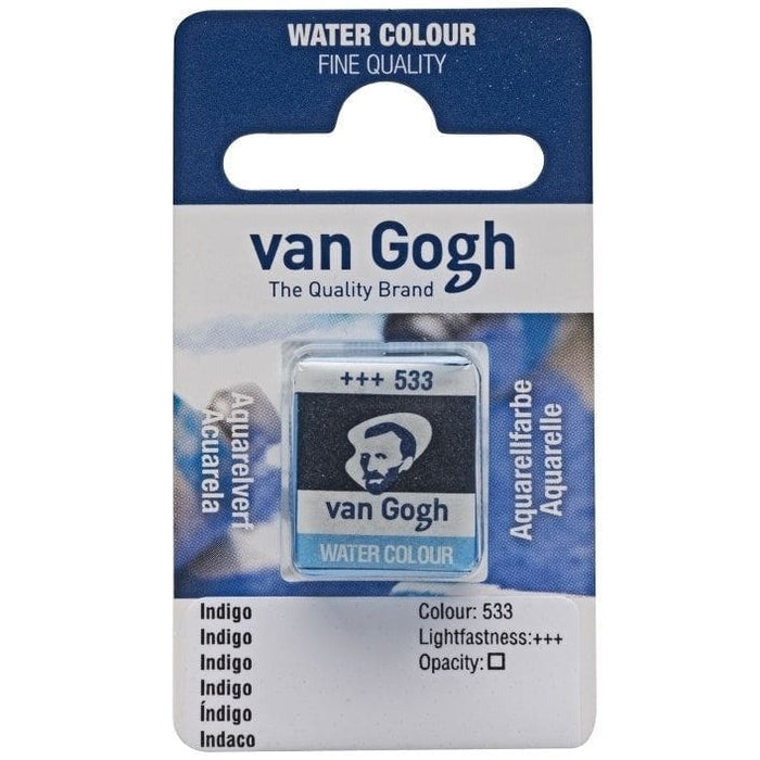 VAN GOGH WATERCOLOURS VAN GOGH WATERCOLOURS 533 - Indigo Van Gogh Watercolour Half Pans