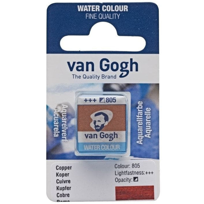VAN GOGH WATERCOLOURS VAN GOGH WATERCOLOURS 805 - Copper Van Gogh Watercolour Half Pans