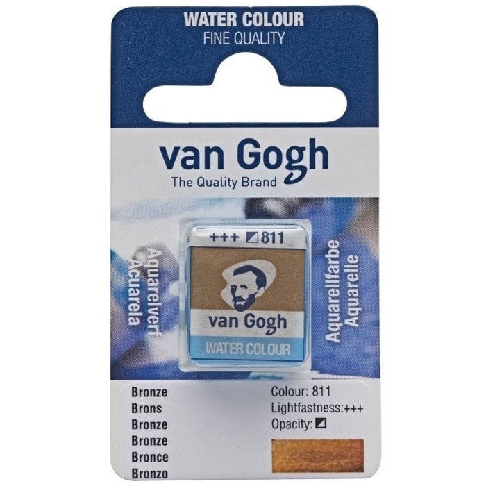 VAN GOGH WATERCOLOURS VAN GOGH WATERCOLOURS 811 - Bronze Van Gogh Watercolour Half Pans