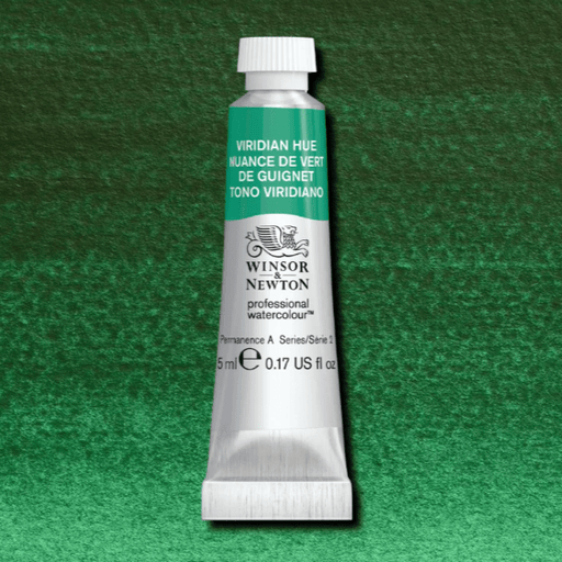 WINSOR & NEWTON WATERCOLOURS 5ML WINSOR & NEWTON WATERCOLOURS Viridian Hue Winsor & Newton Watercolours 5ml