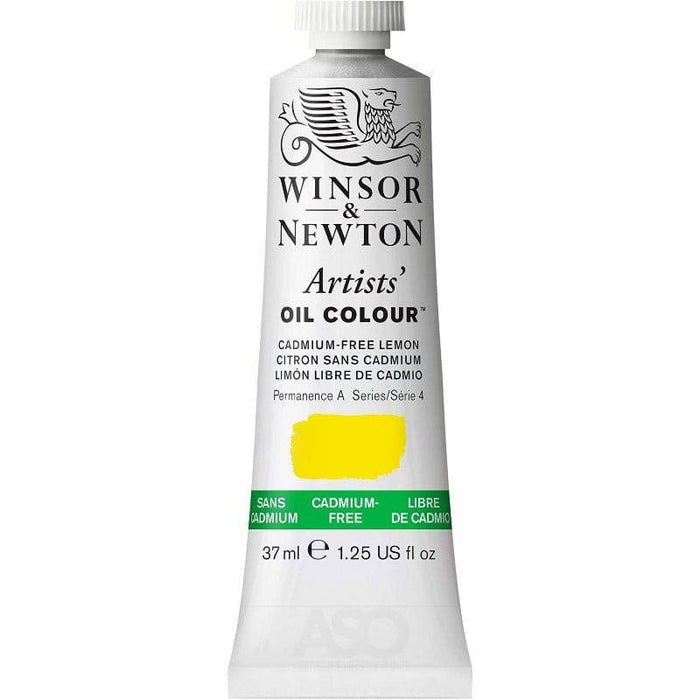 WINSOR & NEWTON ARTIST OILS WINSOR & NEWTON W&N Artist's Oil 37ml Cadmium-Free Lemon 898