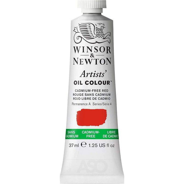 WINSOR & NEWTON ARTIST OILS WINSOR & NEWTON W&N Artist's Oil 37ml Cadmium-Free Red 901