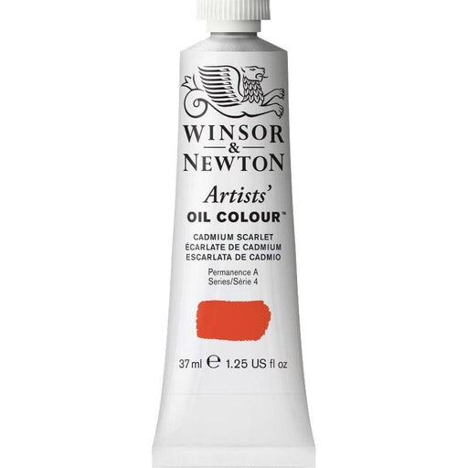 WINSOR & NEWTON ARTIST OILS WINSOR & NEWTON W&N Artist's Oil 37ml Cadmium Scarlet 106