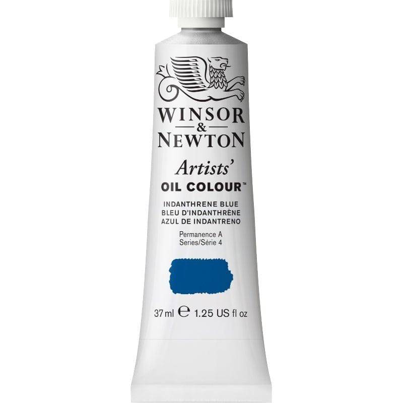 W&N Artist's Oil 37ml Indanthrene Blue 321 — The Sydney Art Store