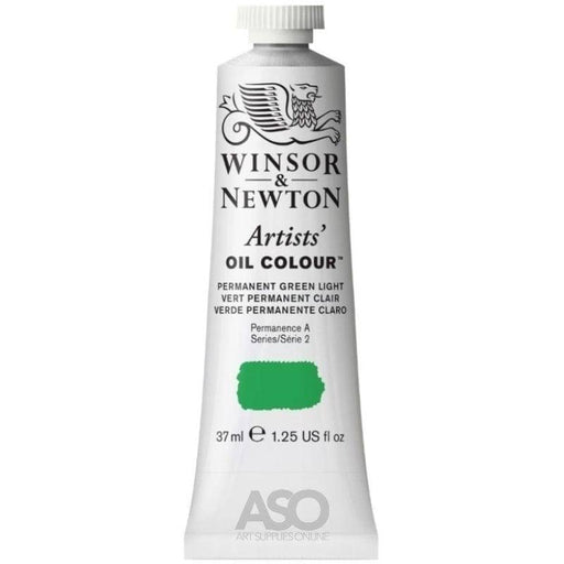 WINSOR & NEWTON ARTIST OILS WINSOR & NEWTON W&N Artist's Oil 37ml Permanent Green Light 483