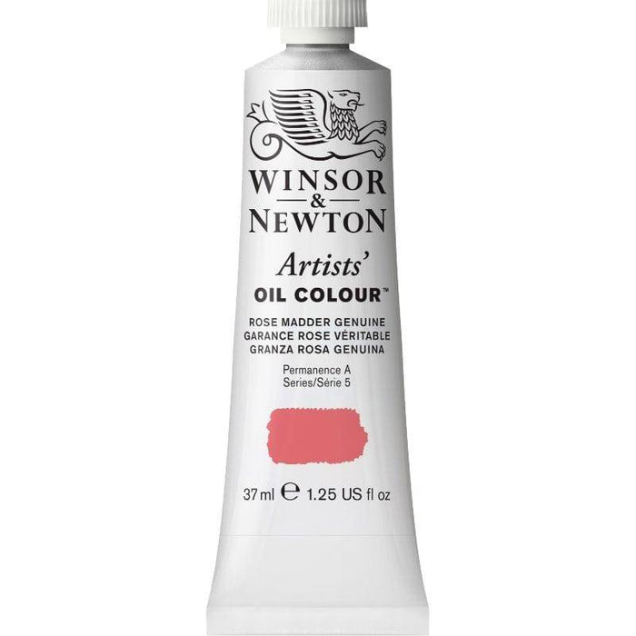 WINSOR & NEWTON ARTIST OILS WINSOR & NEWTON W&N Artist's Oil 37ml Rose Madder Genuine 587