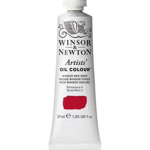 WINSOR & NEWTON ARTIST OILS WINSOR & NEWTON W&N Artist's Oil 37ml Winsor Red Deep 725