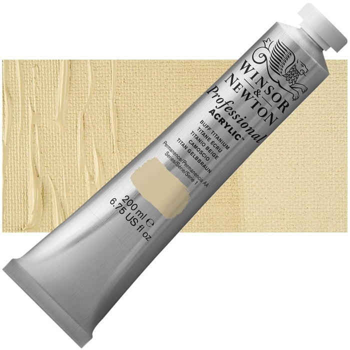 WINSOR & NEWTON ACRYLICS WINSOR & NEWTON ACRYLICS W&N PAC 200ml - Buff Titanium