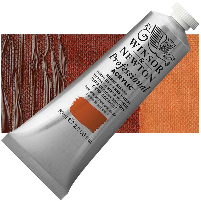 WINSOR & NEWTON ACRYLICS WINSOR & NEWTON ACRYLICS W&N PAC 60ml - Burnt Sienna