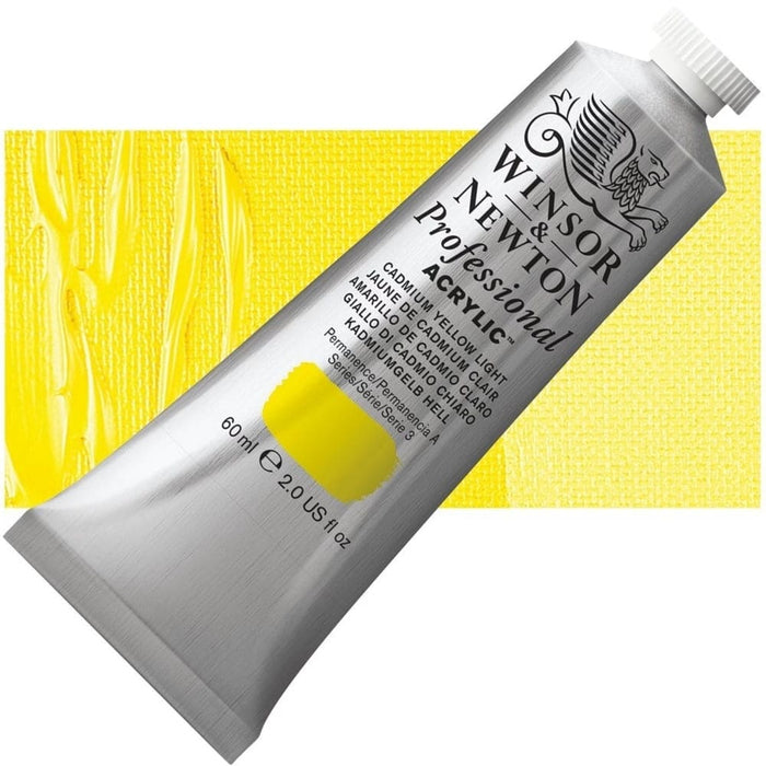 WINSOR & NEWTON ACRYLICS WINSOR & NEWTON ACRYLICS W&N PAC 60ml - Cadmium Yellow Light