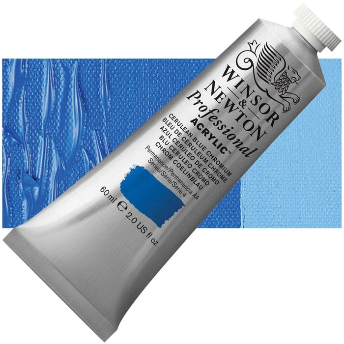 WINSOR & NEWTON ACRYLICS WINSOR & NEWTON ACRYLICS W&N PAC 60ml - Cerulean Chromium Blue