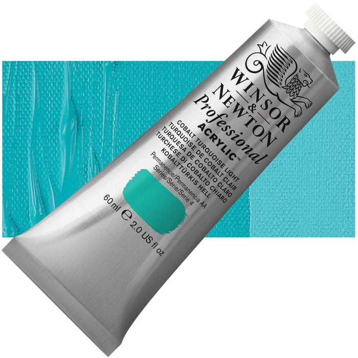 WINSOR & NEWTON ACRYLICS WINSOR & NEWTON ACRYLICS W&N PAC 60ml - Cobalt Turquoise Light