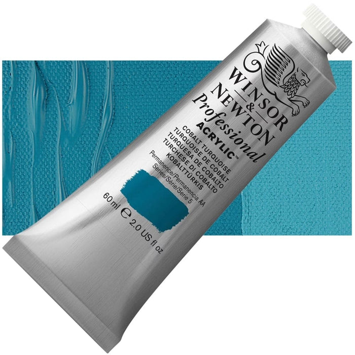 WINSOR & NEWTON ACRYLICS WINSOR & NEWTON ACRYLICS W&N PAC 60ml - Cobalt Turquoise