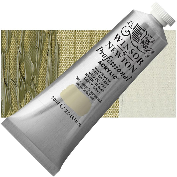 WINSOR & NEWTON ACRYLICS WINSOR & NEWTON ACRYLICS W&N PAC 60ml - Davy's Grey