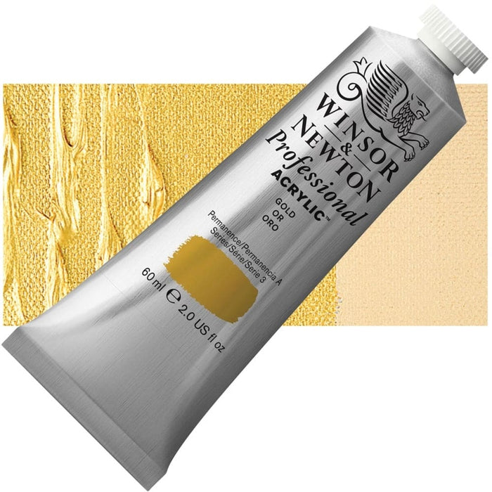 WINSOR & NEWTON ACRYLICS WINSOR & NEWTON ACRYLICS W&N PAC 60ml - Gold
