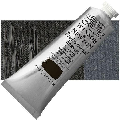 WINSOR & NEWTON ACRYLICS WINSOR & NEWTON ACRYLICS W&N PAC 60ml - Mars Black Acrylic