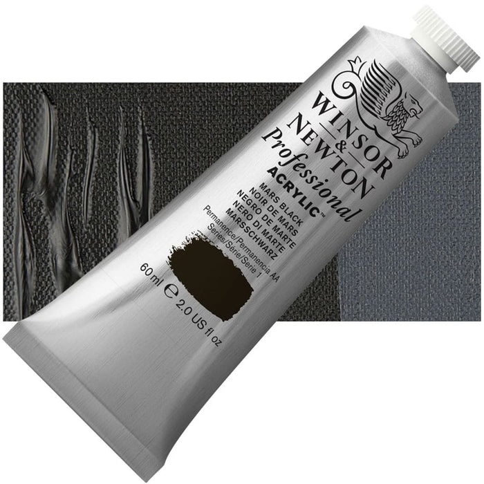 WINSOR & NEWTON ACRYLICS WINSOR & NEWTON ACRYLICS W&N PAC 60ml - Mars Black Acrylic