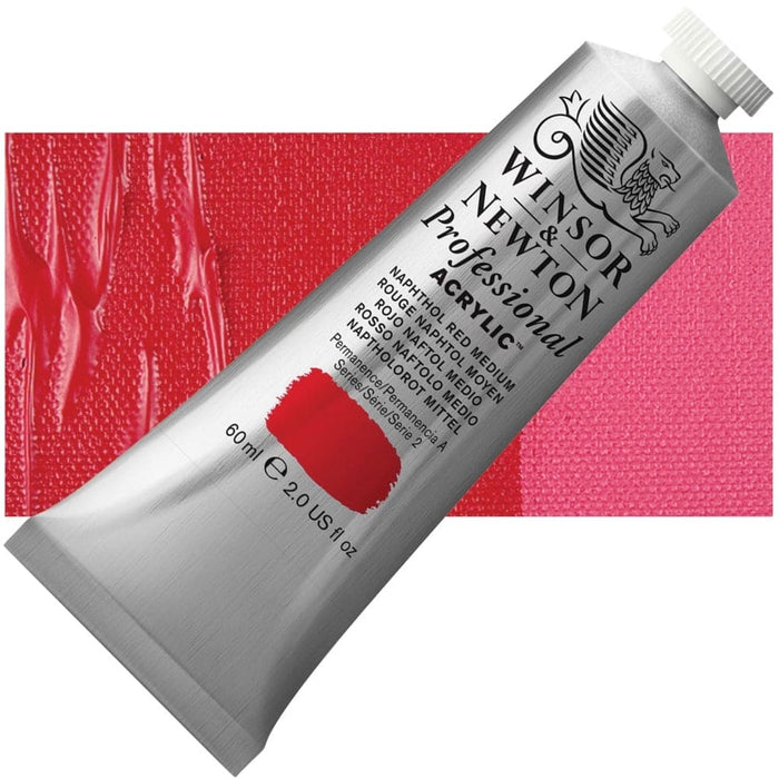WINSOR & NEWTON ACRYLICS WINSOR & NEWTON ACRYLICS W&N PAC 60ml - Naphthol Red Medium