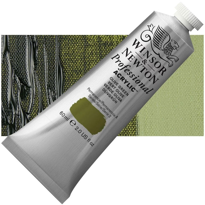 WINSOR & NEWTON ACRYLICS WINSOR & NEWTON ACRYLICS W&N PAC 60ml - Olive Green