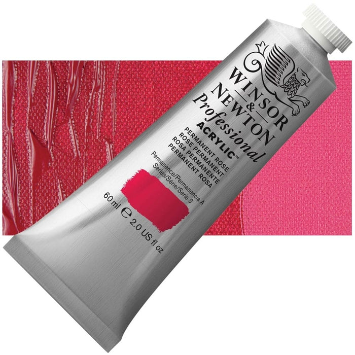 WINSOR & NEWTON ACRYLICS WINSOR & NEWTON ACRYLICS W&N PAC 60ml - Permanent Rose Quin