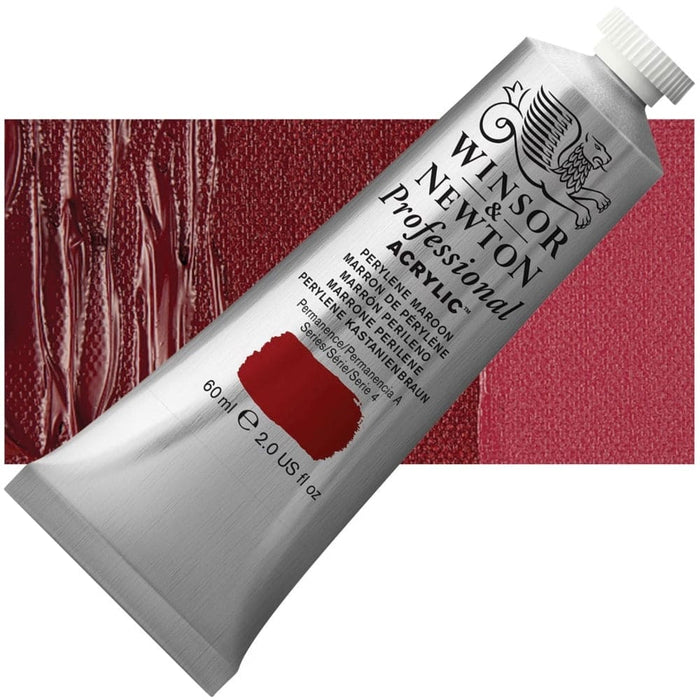 WINSOR & NEWTON ACRYLICS WINSOR & NEWTON ACRYLICS W&N PAC 60ml - Perylene Maroon