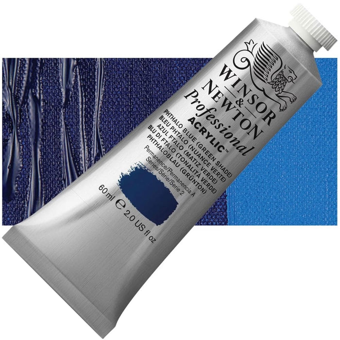 WINSOR & NEWTON ACRYLICS WINSOR & NEWTON ACRYLICS W&N PAC 60ml - Phthalo Blue Green Shade