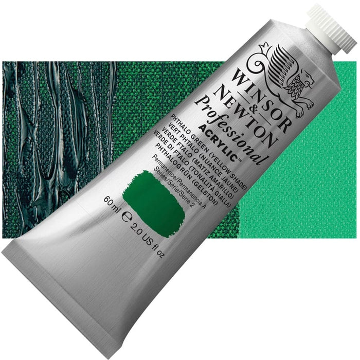 WINSOR & NEWTON ACRYLICS WINSOR & NEWTON ACRYLICS W&N PAC 60ml - Phthalo Green Yellow Shade