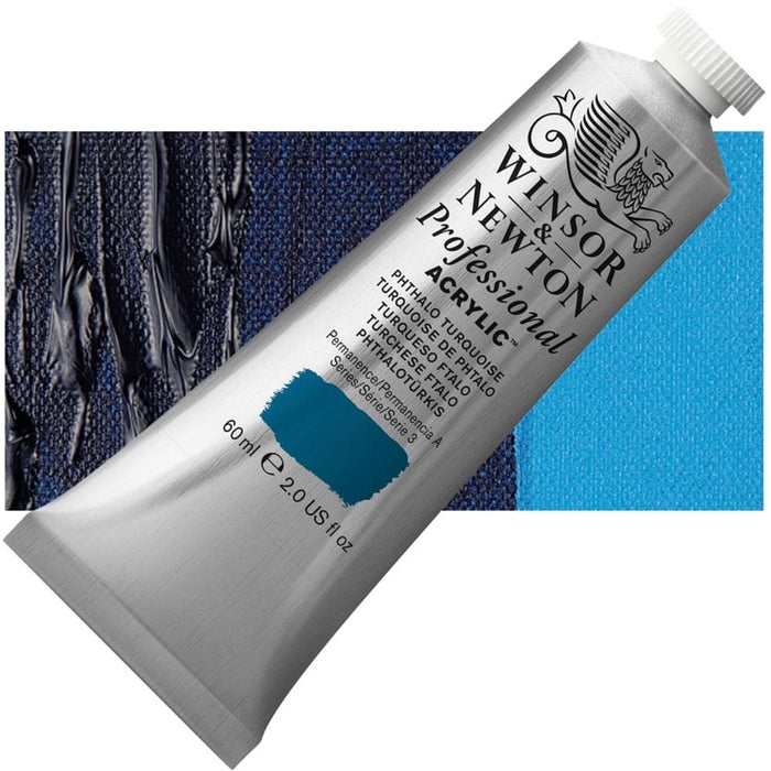 WINSOR & NEWTON ACRYLICS WINSOR & NEWTON ACRYLICS W&N PAC 60ml - Phthalo Turquoise