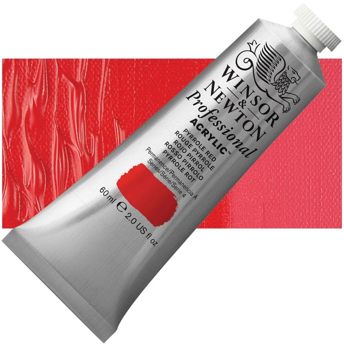 WINSOR & NEWTON ACRYLICS WINSOR & NEWTON ACRYLICS W&N PAC 60ml - Pyrrole Red