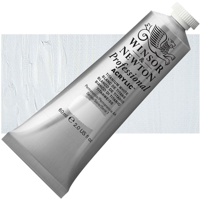 WINSOR & NEWTON ACRYLICS WINSOR & NEWTON ACRYLICS W&N PAC 60ml - Titanium White