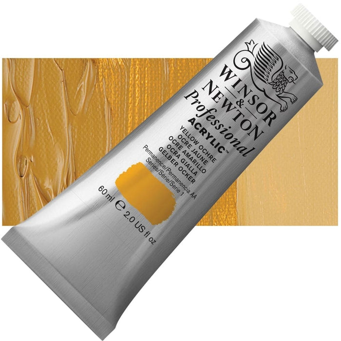 WINSOR & NEWTON ACRYLICS WINSOR & NEWTON ACRYLICS W&N PAC 60ml - Yellow Ochre