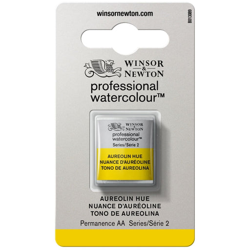 W&N PWC Half Pan - NEW W&N PWC Half Pan - Aureolin Hue