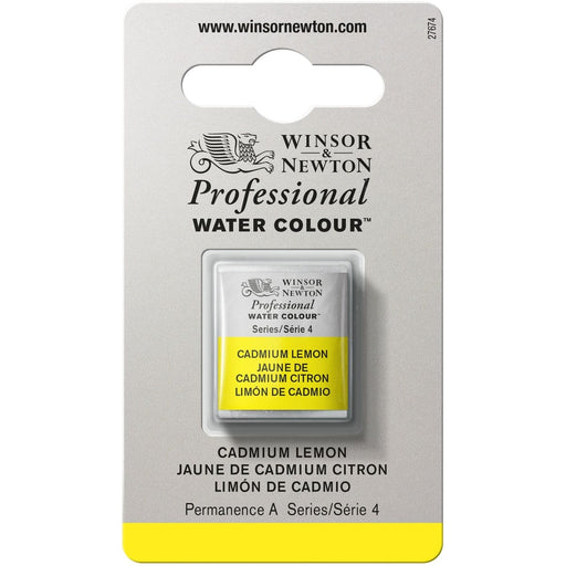 W&N PWC Half Pan - NEW W&N PWC Half Pan - Cadmium Lemon