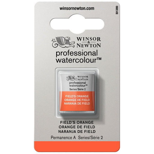 W&N PWC Half Pan - NEW W&N PWC Half Pan - Field'S Orange