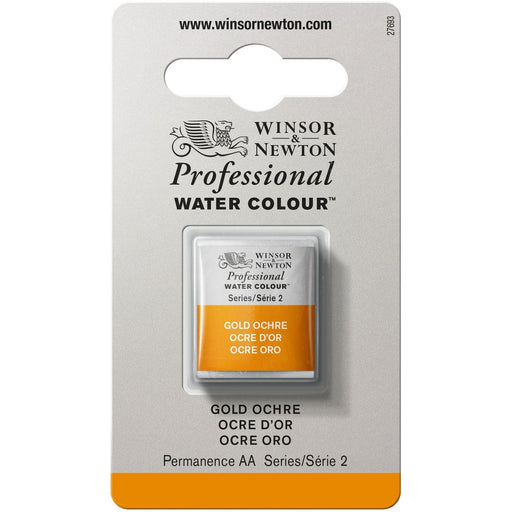 W&N PWC Half Pan - NEW W&N PWC Half Pan - Gold Ochre