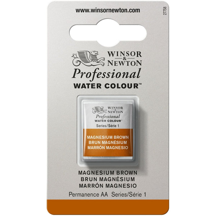 W&N PWC Half Pan - NEW W&N PWC Half Pan - Magnesium Brown