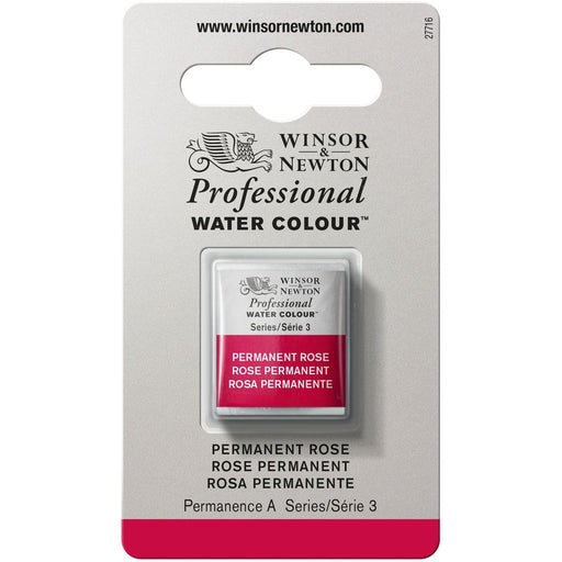 W&N PWC Half Pan - NEW W&N PWC Half Pan - Permanent Rose