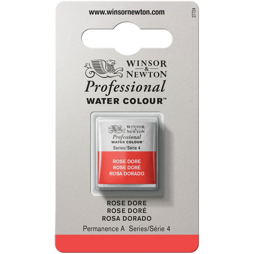 W&N PWC Half Pan - NEW W&N PWC Half Pan - Rose Dore
