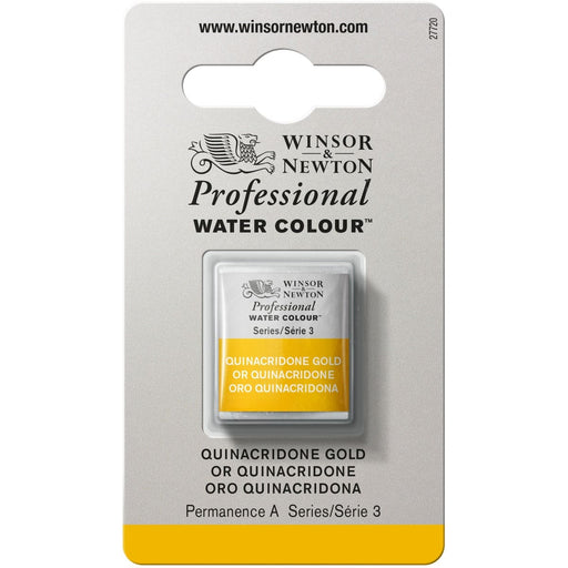W&N PWC Half Pan - NEW W&N PWC Half Pan - Transparent Gold Deep