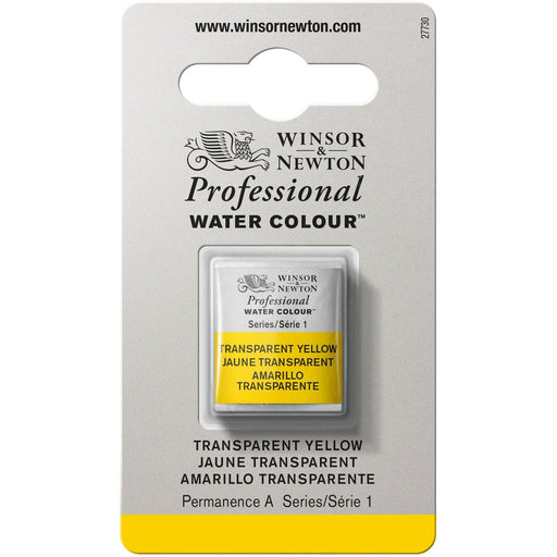 W&N PWC Half Pan - NEW W&N PWC Half Pan - Transparent Yellow