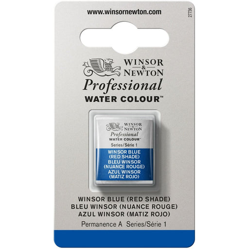W&N PWC Half Pan - NEW W&N PWC Half Pan - Winsor Blue (Red Shade)