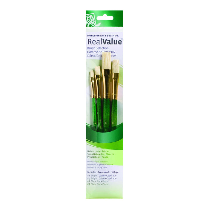 Princeton Real Value Natural Short Handle 4Pc Set
