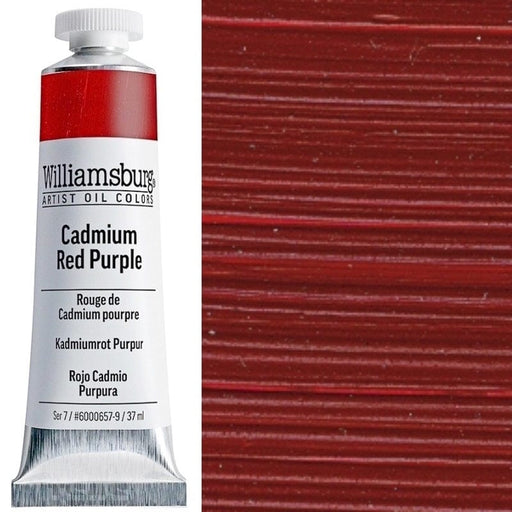 WILLIAMSBURG OILS WILLIAMSBURG Williamsburg Oils 37ml Cadmium Red Purple