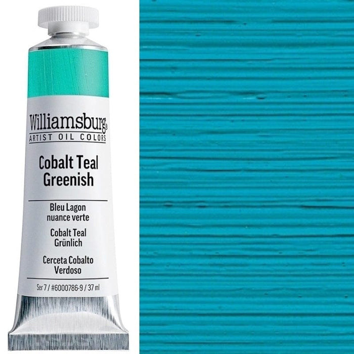 WILLIAMSBURG OILS WILLIAMSBURG Williamsburg Oils 37ml Cobalt Teal Greenish