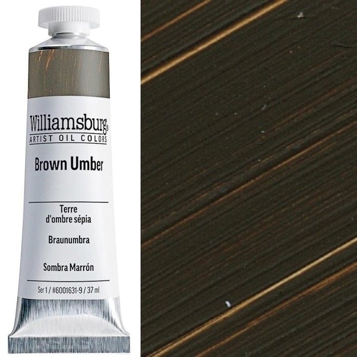 WILLIAMSBURG OILS WILLIAMSBURG 37ml Williamsburg Oils Brown Umber