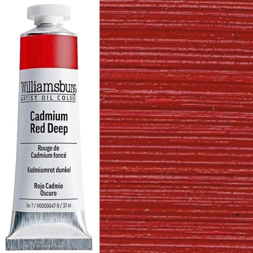 WILLIAMSBURG OILS WILLIAMSBURG 37ml Williamsburg Oils Cadmium Red Deep